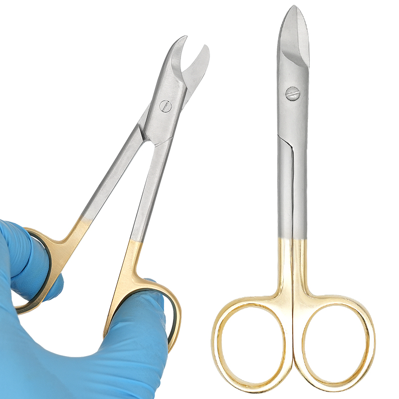 Medical Scissors - 1 szt. Nożyczki chirurgiczne dentystyczne proste/zakrzywione,
