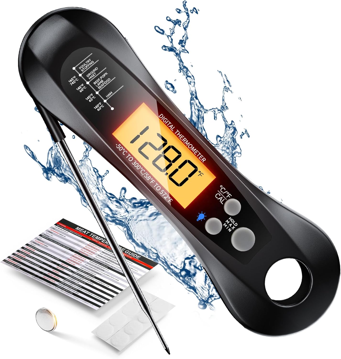Thermometer Digital - Cyfrowy termometr do mięsa z natychmiastowym